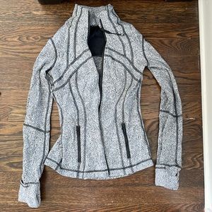 Black and White LuluLemon jacket